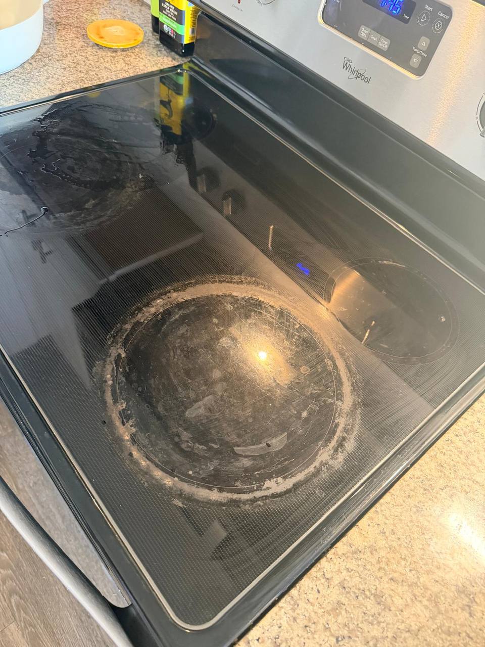 Stovetop · Deep clean — before cleaning